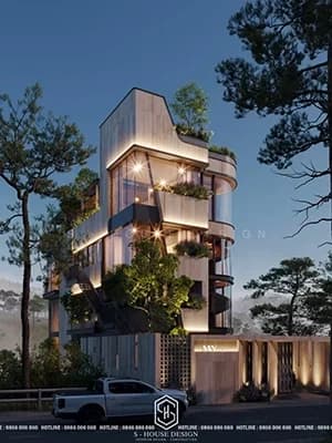 Thiết Kế Nhà Biệt Thự Đà Lạt Kết Hợp Nghỉ Dưỡng