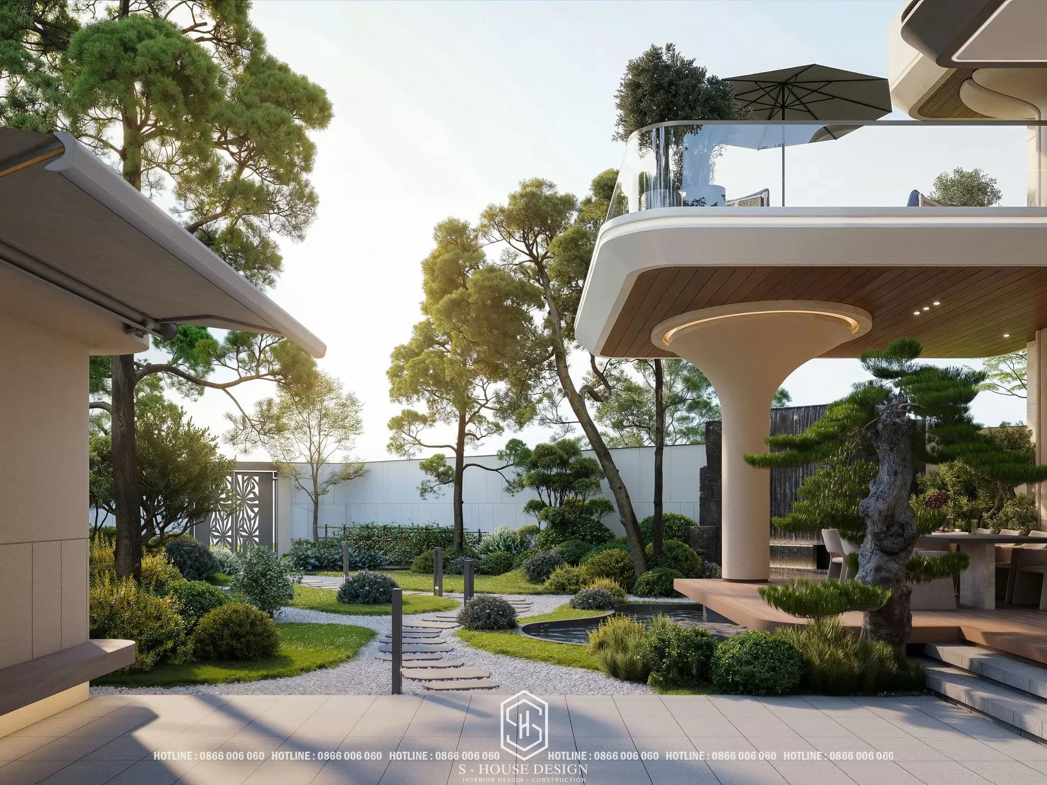 Thiết Kế Biệt Thự Hiện Đại Quận 9 Kết Hợp Sân Vườn |S-House (5)