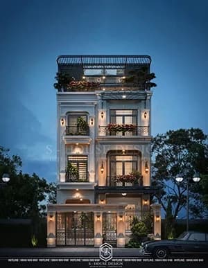 Kiến Trúc Nhà Phố Tân Cổ Điển Tại Thành phố Thủ Đức TP Hồ Chí Minh