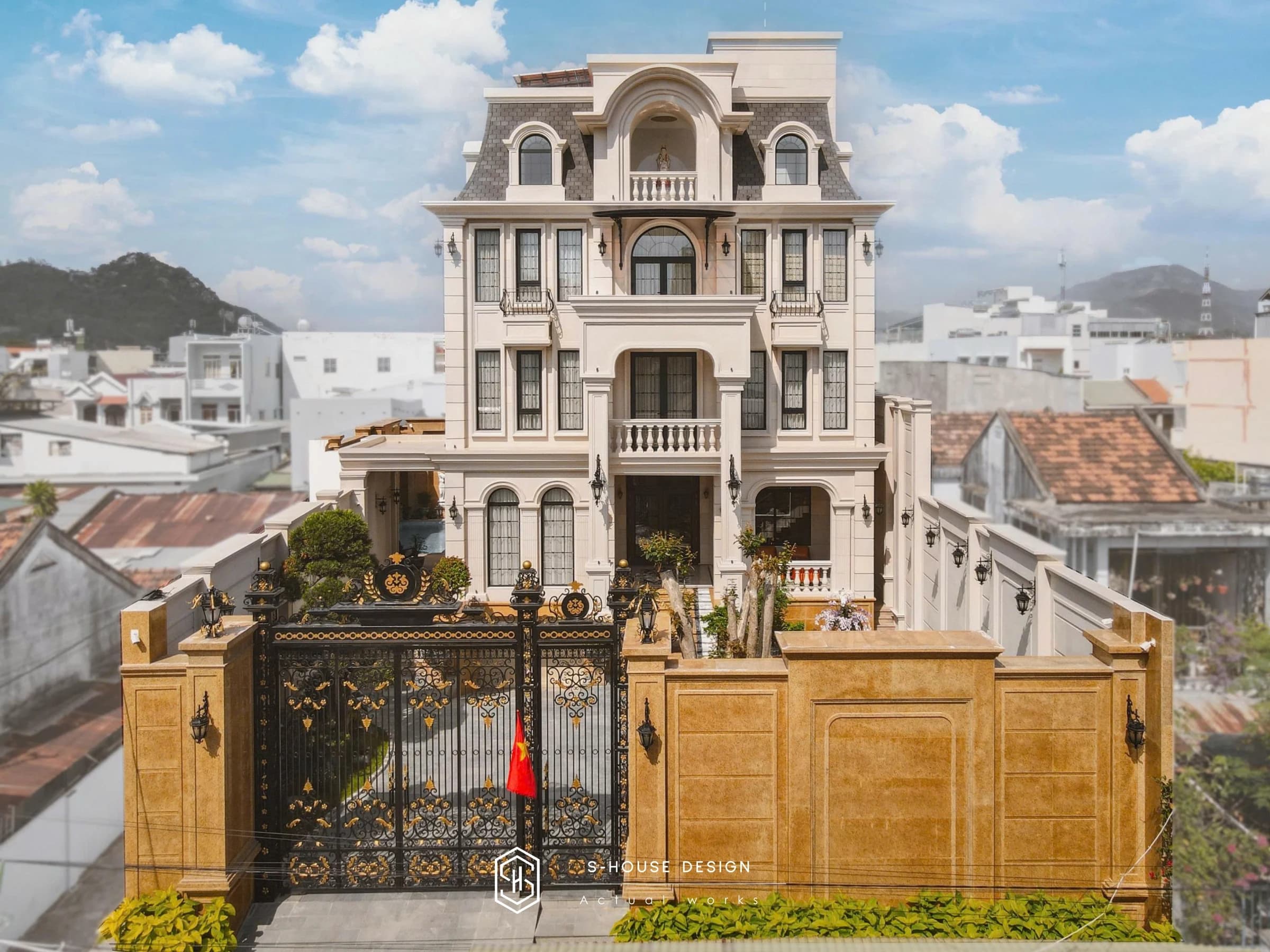 Thi Công Hoàn Thiện Biệt Thự Tân Cổ Điển 3 Tầng