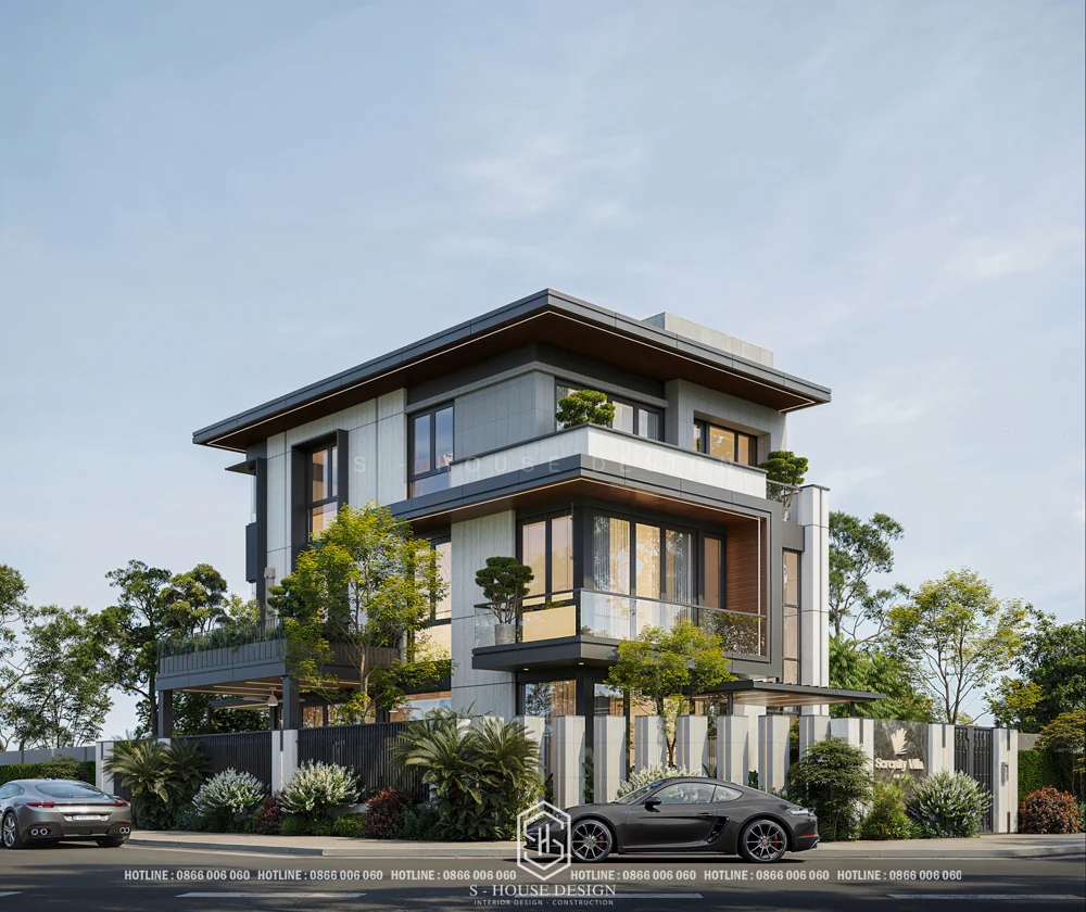 20+ Mẫu Thiết Kế Biệt Thự 300m2 Đẹp Đẳng Cấp Xu Hướng 2026