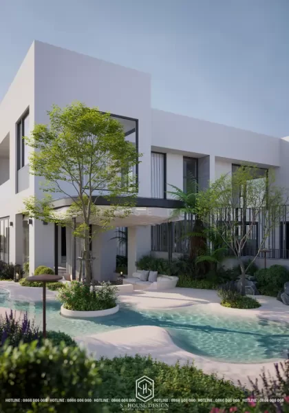 Thiết Kế Kiến Trúc Căn Hộ Duplex Hiện Đại Có Hồ Bơi Tại VCN Phước Hải