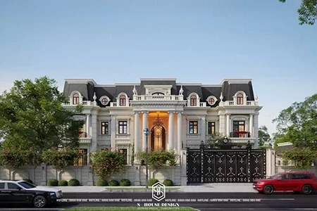 Thiết Kế Kiến Trúc Dinh Thự Tân Cổ Điển An Chateau