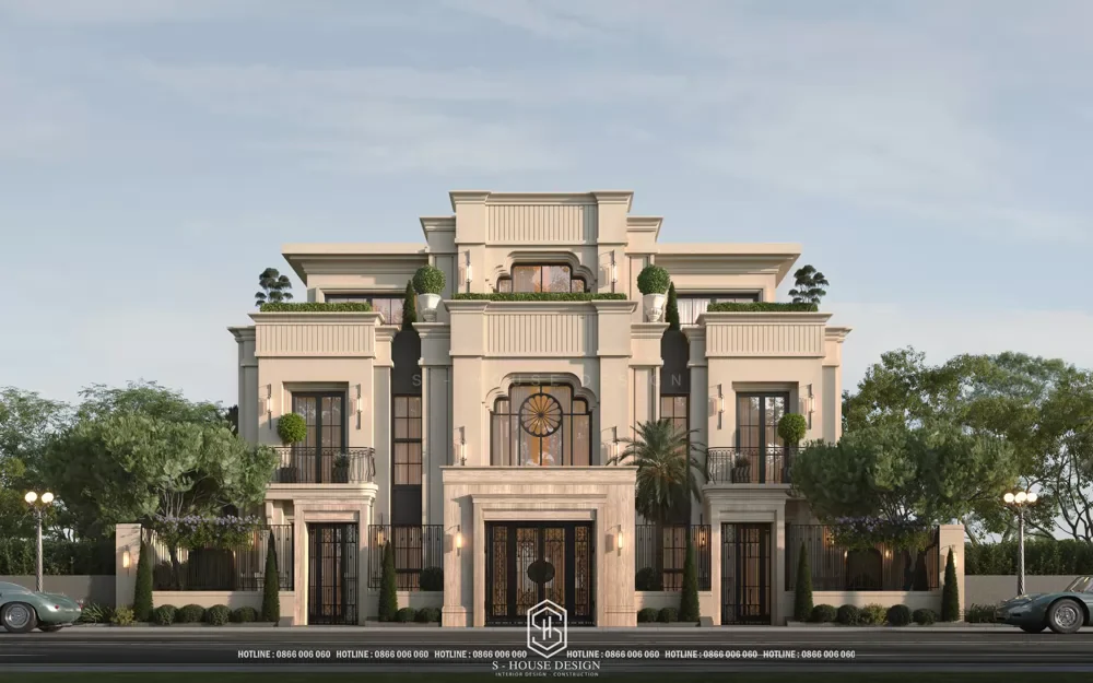 Biệt Thự 3 Tầng Phong Cách Indochine Tại Nha Trang