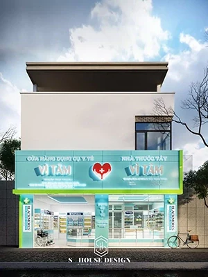 Thiết kế nhà thuốc tây Vì Tâm tại Nha Trang