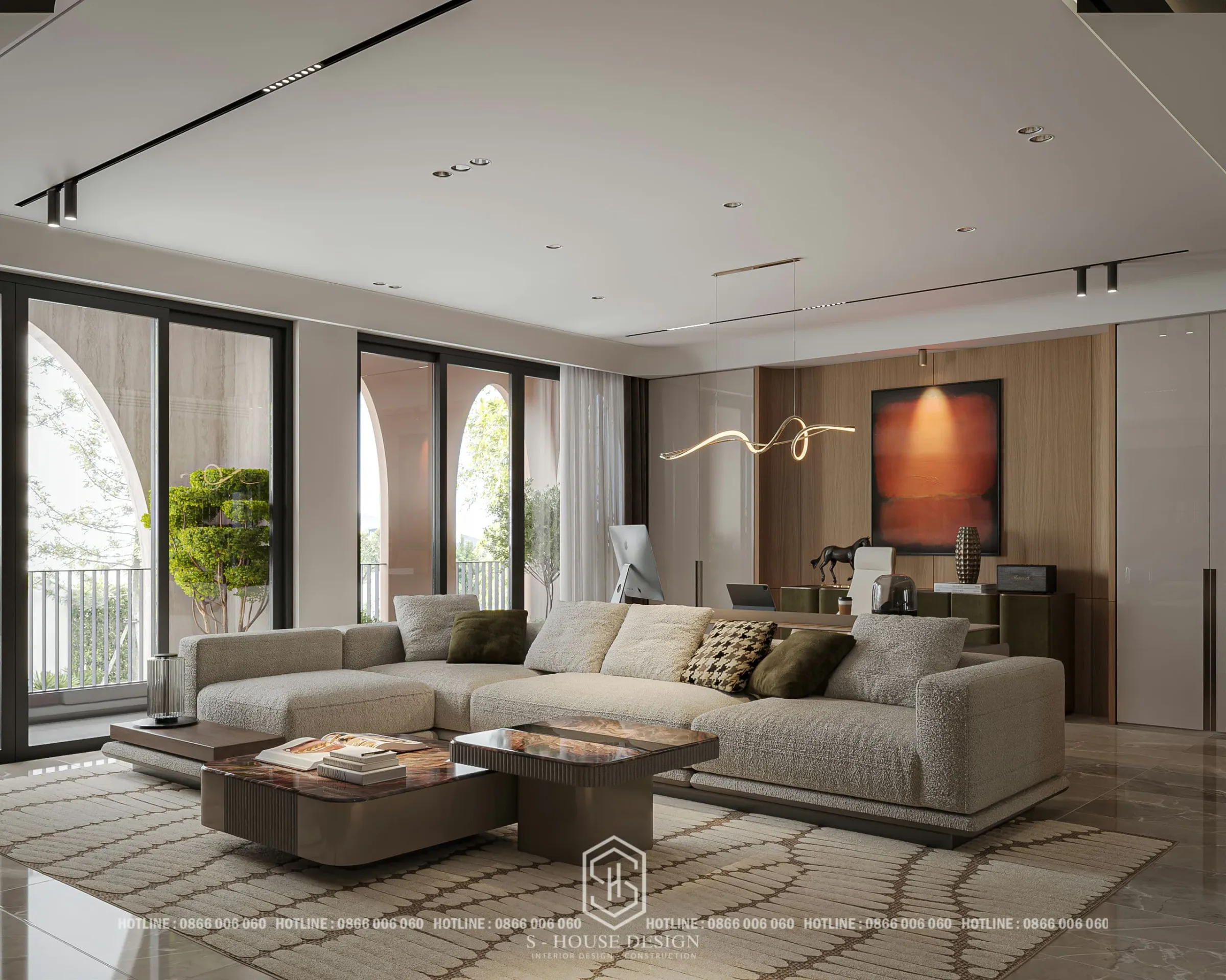 Thiết Kế Nội Thất Nhà Phố Cao Cấp Phong Cách Hiện Đại