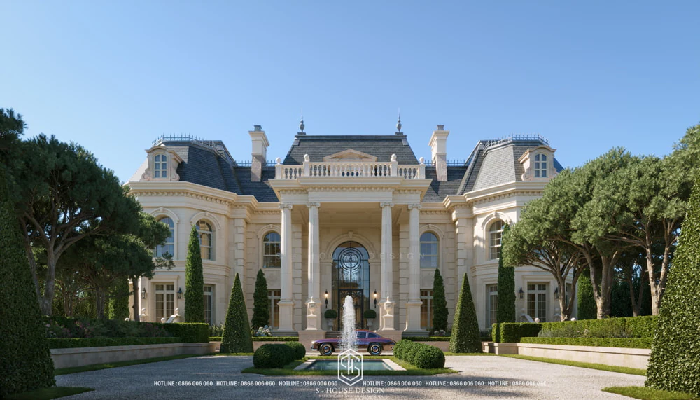 Thiết kế dinh thự tân cổ điển Pháp 6000m2 - BELLEVUE ROYAL