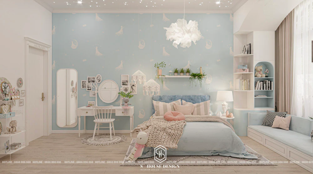 Thiết Kế Nội Thất Phòng Ngủ Cho Bé Trai Và Bé Gái Cực Đáng Yêu