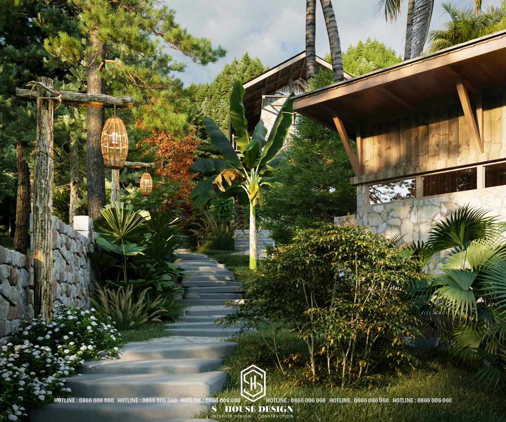 Thiết Kế Khu Nghỉ Dưỡng Mơ Village Tại Hòa Bình