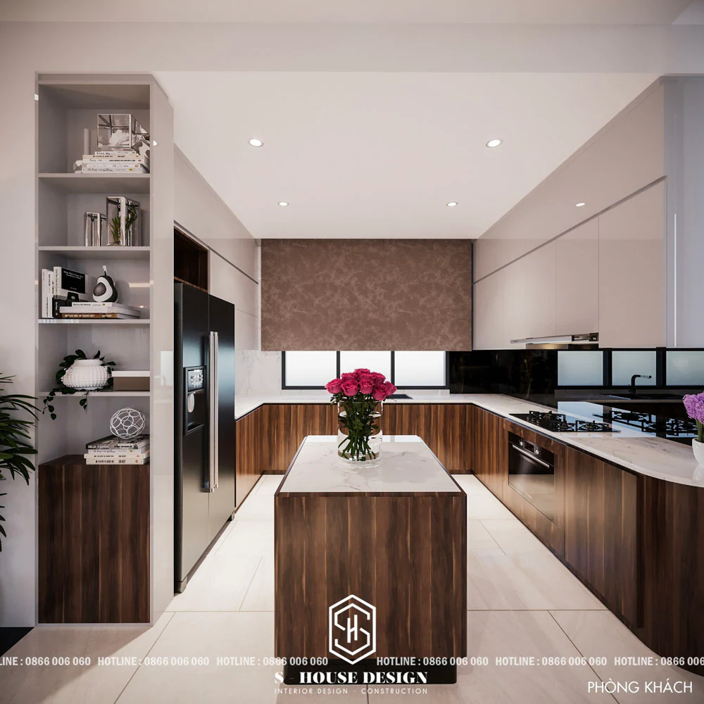Top 20+ mẫu bếp đẹp nhất đã được S-House thiết kế và thi công