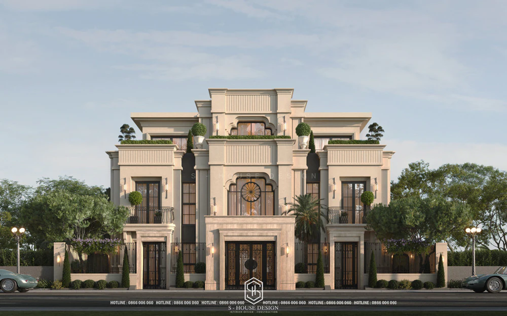 Thiết Kế Nhà Tân Cổ Điển Ở Vinhomes Cổ Loa