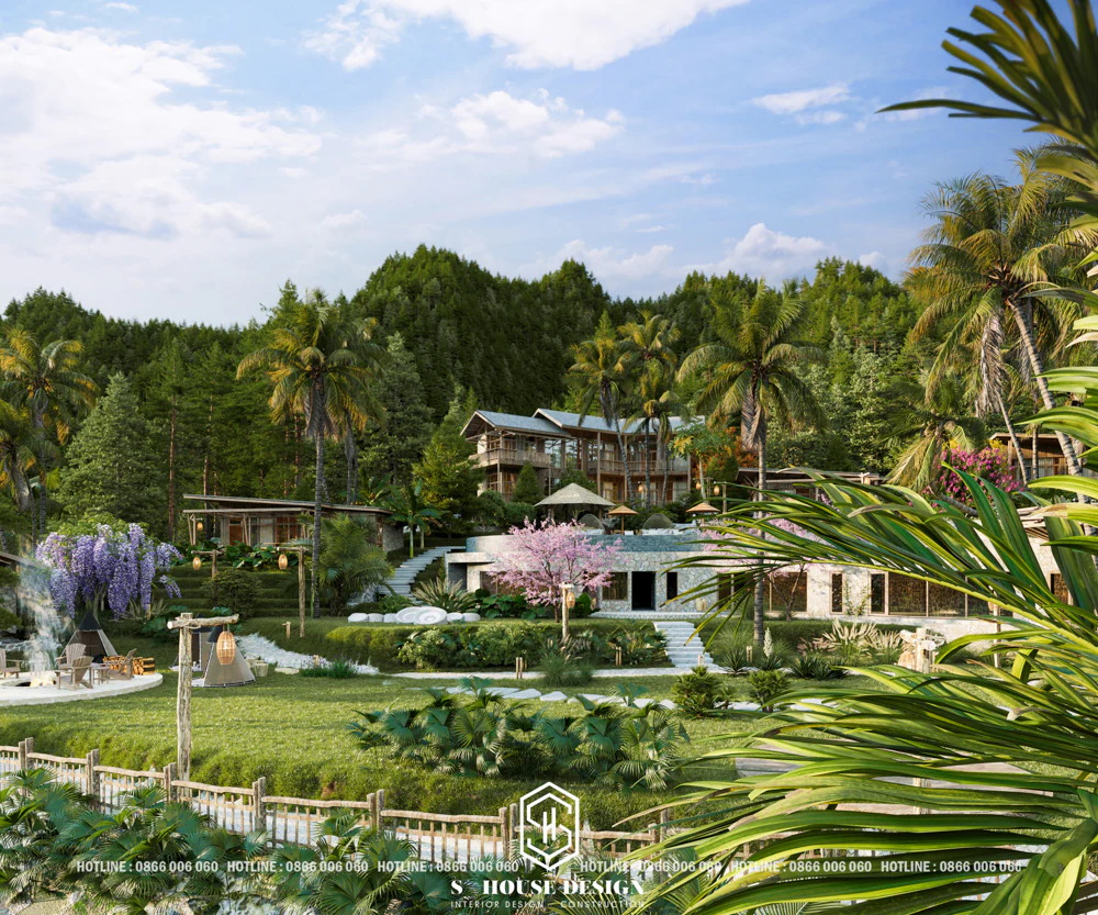 Thiết Kế Khu Nghỉ Dưỡng Mơ Village Tại Hòa Bình