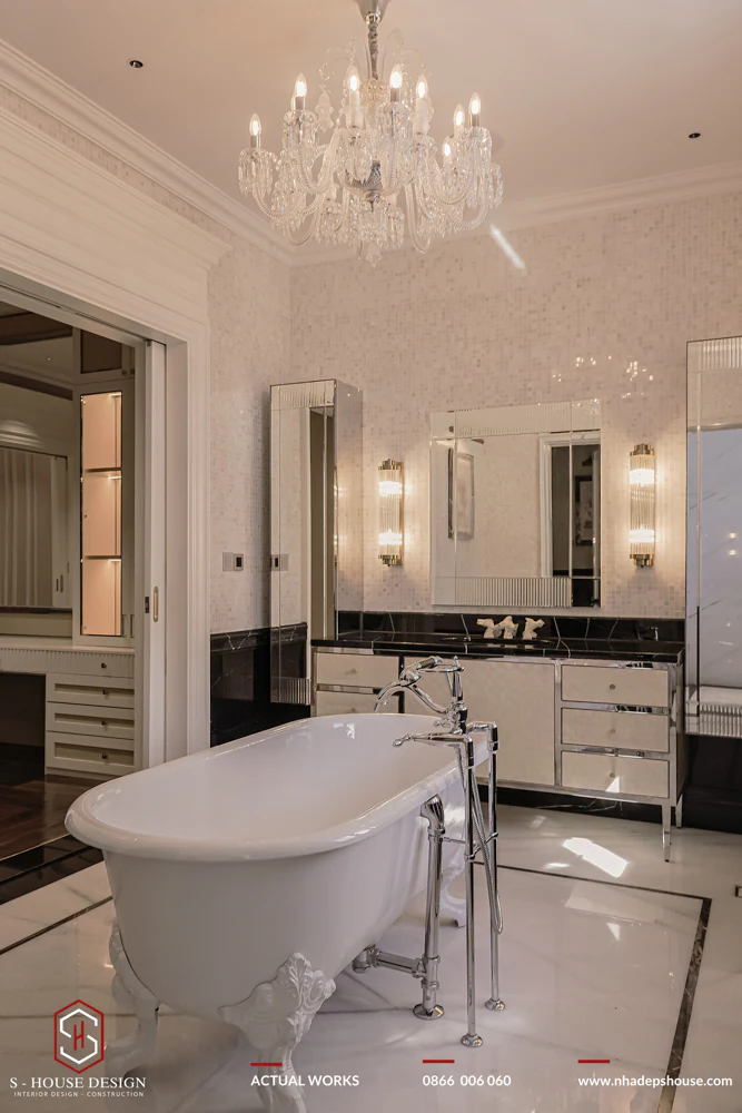 Thi Công Hoàn Thiện Nội Thất Tân Cổ Điển Dinh Thự An Chateau
