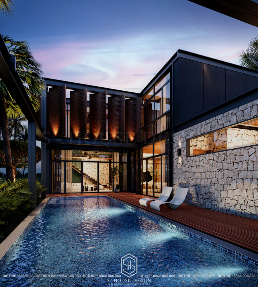 Thiết Kế Kiến Trúc Villa Nhiệt Đới Tại Bình Thuận