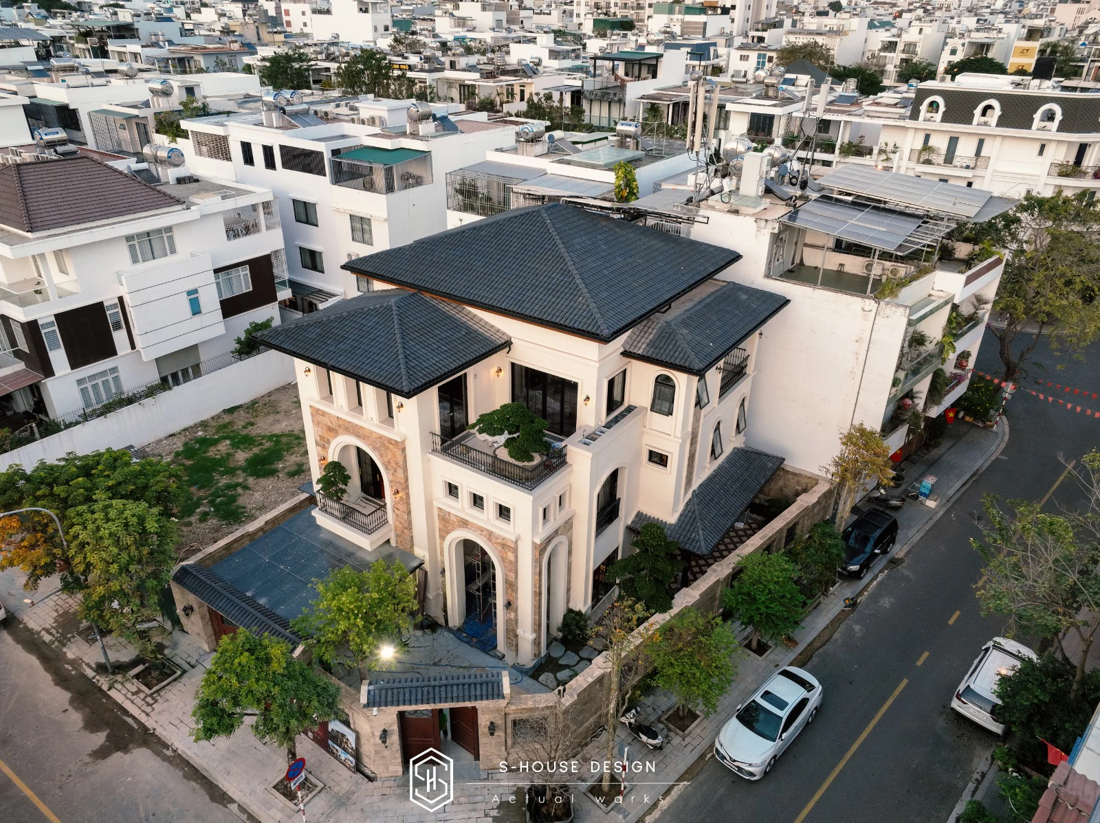 Thiết kế mặt tiền đẹp S-House