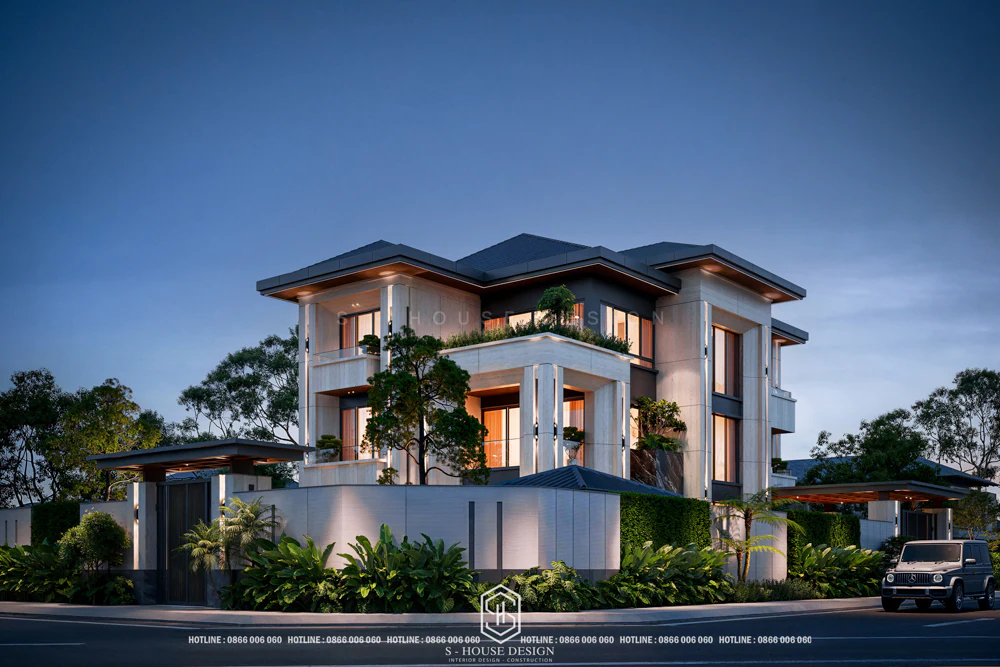 Thiết Kế Thi Công Biệt Thự Nhà Phố Tại KĐT Handico Vinh Tân