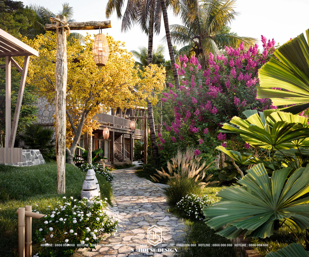 Thiết Kế Khu Nghỉ Dưỡng Mơ Village Tại Hòa Bình