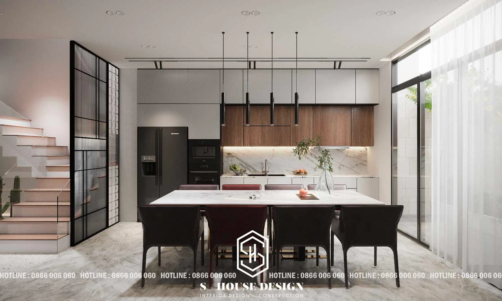 Top 20+ mẫu bếp đẹp nhất đã được S-House thiết kế và thi công