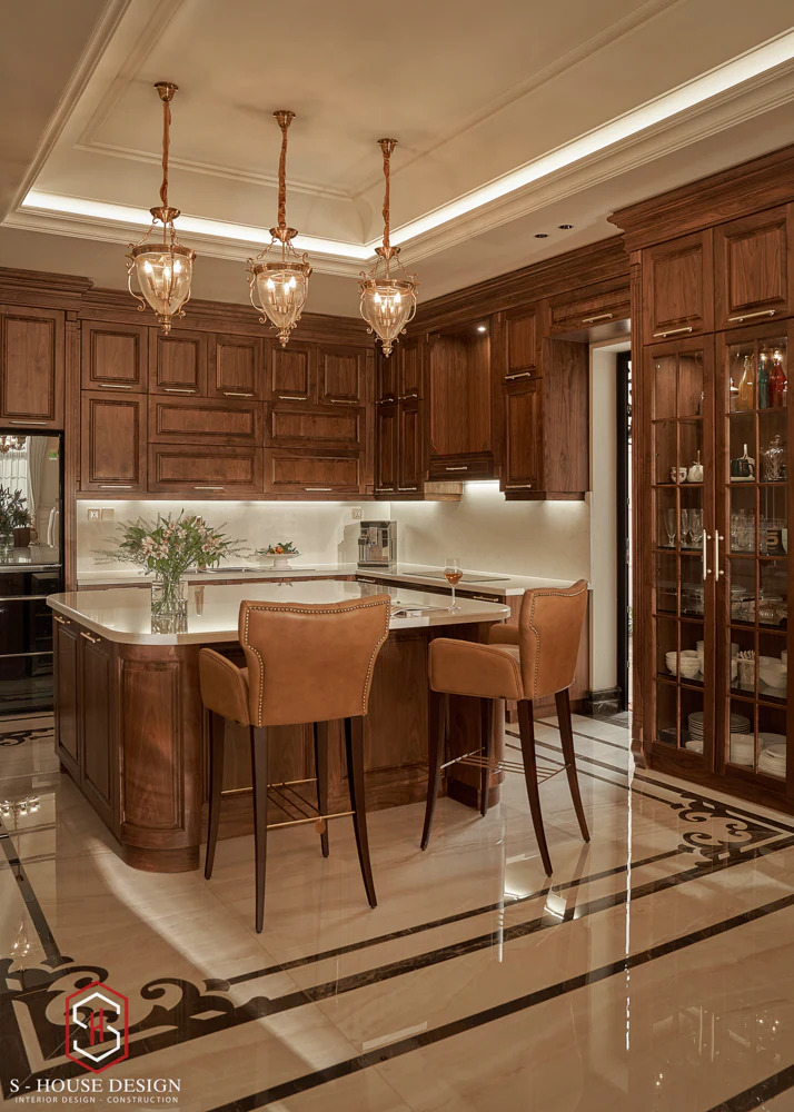 Top 20+ mẫu bếp đẹp nhất đã được S-House thiết kế và thi công