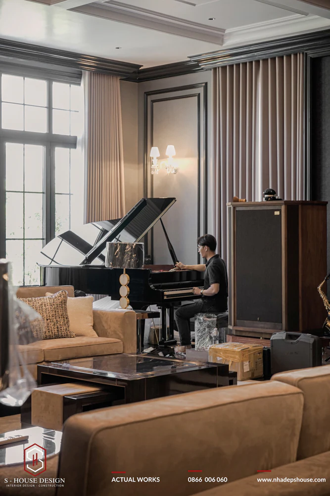 Thi Công Hoàn Thiện Nội Thất Tân Cổ Điển Dinh Thự An Chateau