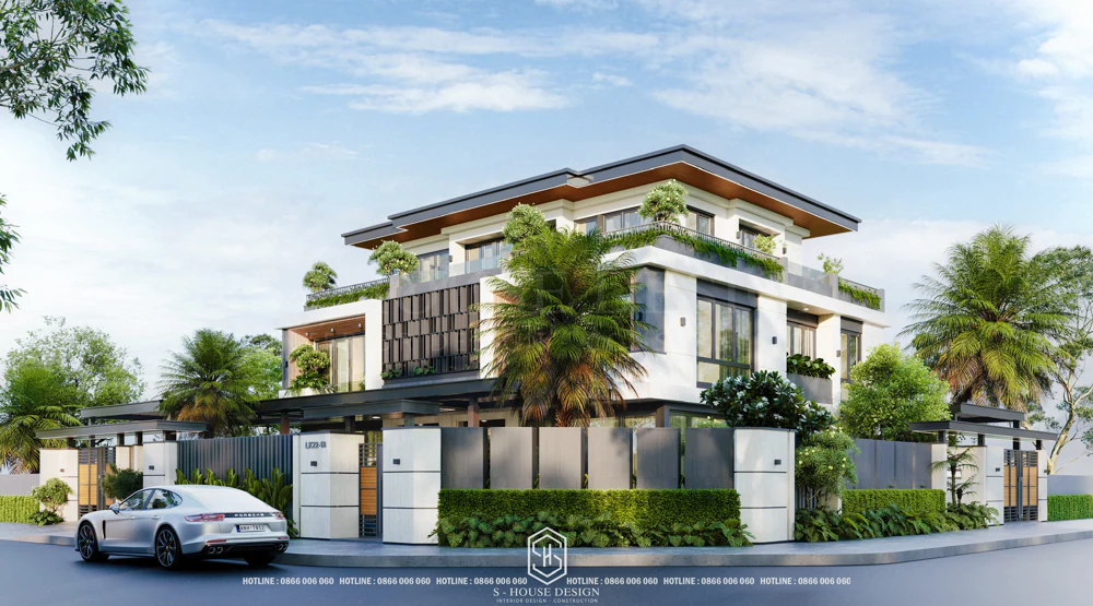 Thiết kế và thi công biệt thự nhà phố tại khu đô thị Mỹ Gia