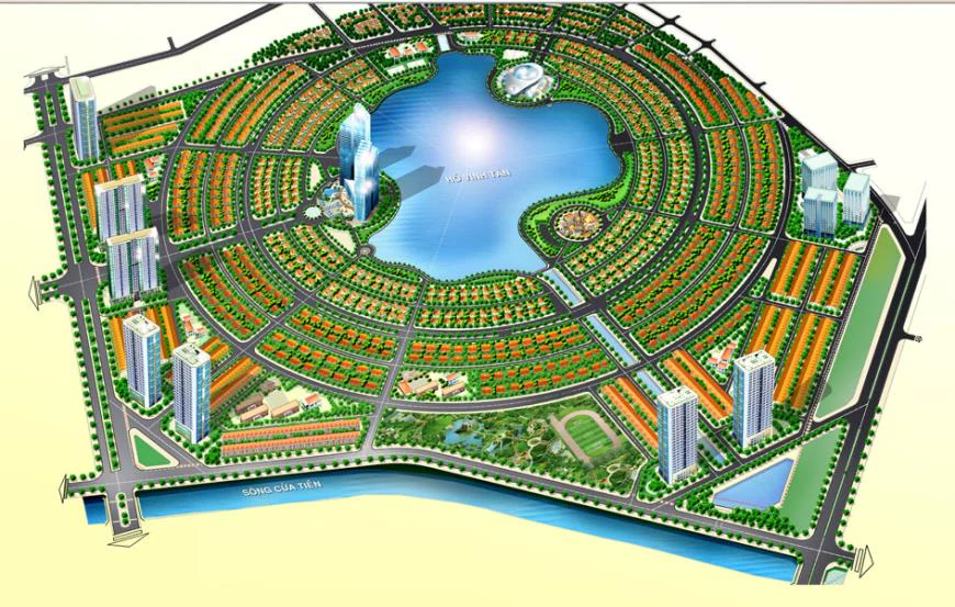 Thiết Kế Thi Công Biệt Thự Nhà Phố Tại KĐT Handico Vinh Tân