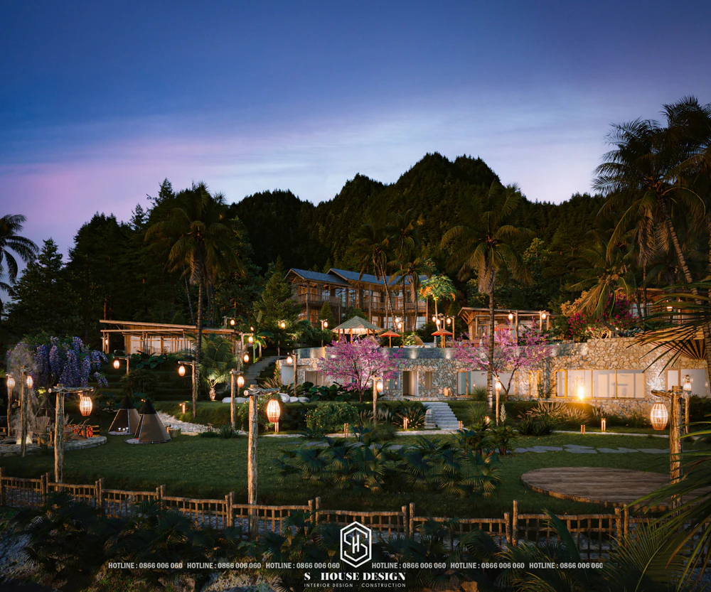 Thiết Kế Khu Nghỉ Dưỡng Mơ Village Tại Hòa Bình