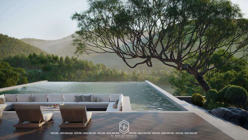 Thiết Kế Biệt Thự Nghỉ Dưỡng Tam Đảo Phong Cách Á Đông| S-House