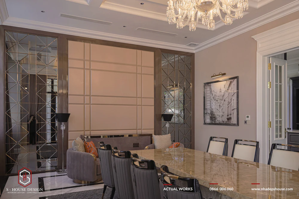 Thi Công Hoàn Thiện Nội Thất Tân Cổ Điển Dinh Thự An Chateau