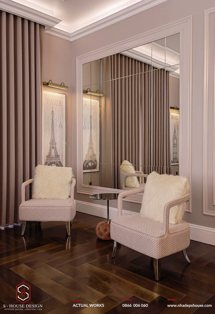 Thi Công Hoàn Thiện Nội Thất Tân Cổ Điển Dinh Thự An Chateau