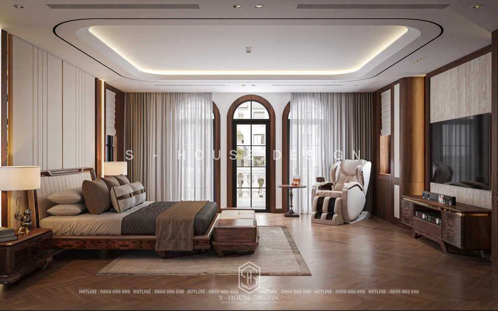 50+ Thiết Kế Nội Thất Biệt Thự Gỗ Óc Chó Đẹp Có Hình Thực Tế