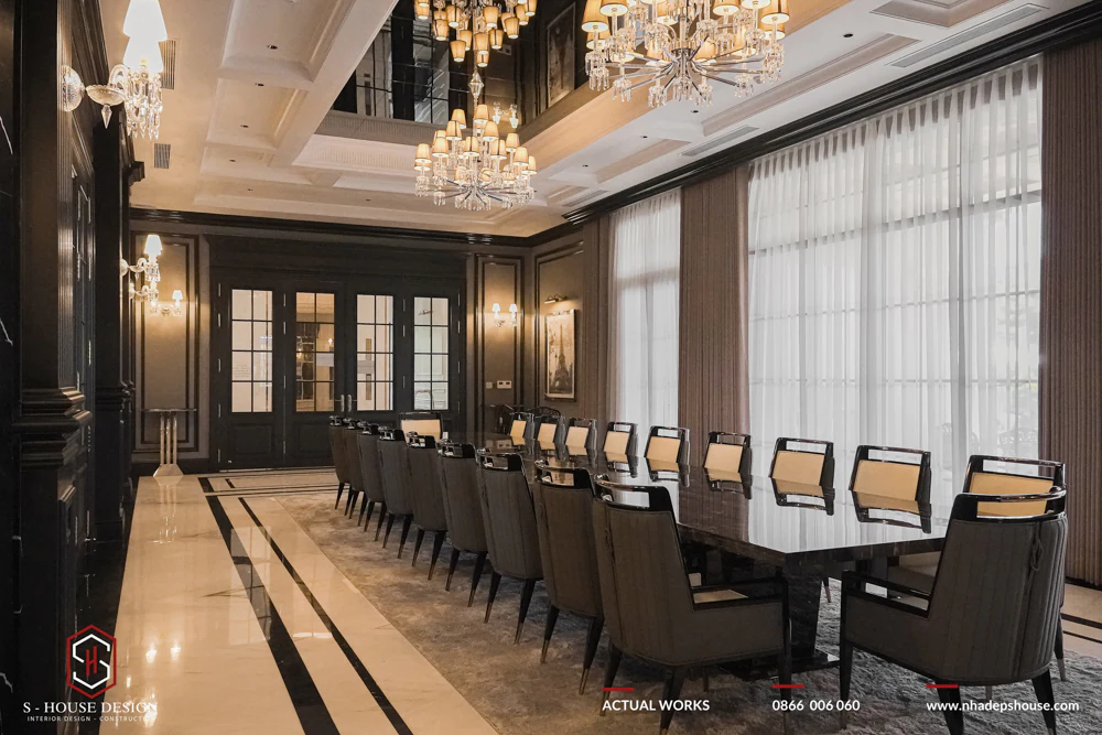 Thi Công Hoàn Thiện Nội Thất Tân Cổ Điển Dinh Thự An Chateau