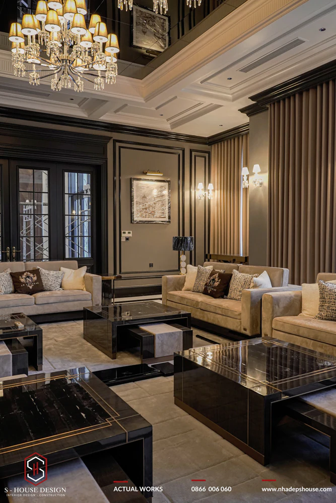 Thi Công Hoàn Thiện Nội Thất Tân Cổ Điển Dinh Thự An Chateau
