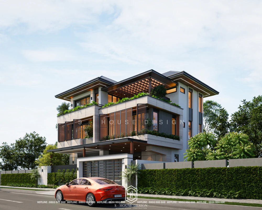 Thiết Kế Thi Công Biệt Thự Nhà Phố Tại KĐT Handico Vinh Tân
