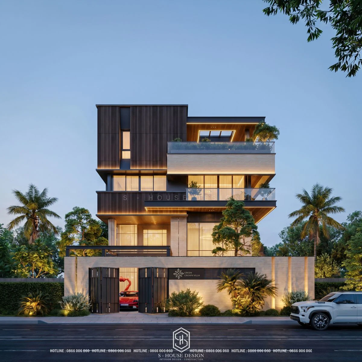 Thiết Kế Biệt Thự Phong Cách Nhiệt Đới Hiện Đại (Tropical Modern)