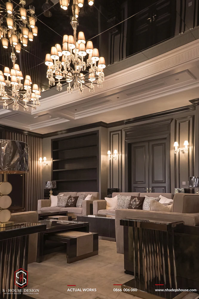 Thi Công Hoàn Thiện Nội Thất Tân Cổ Điển Dinh Thự An Chateau