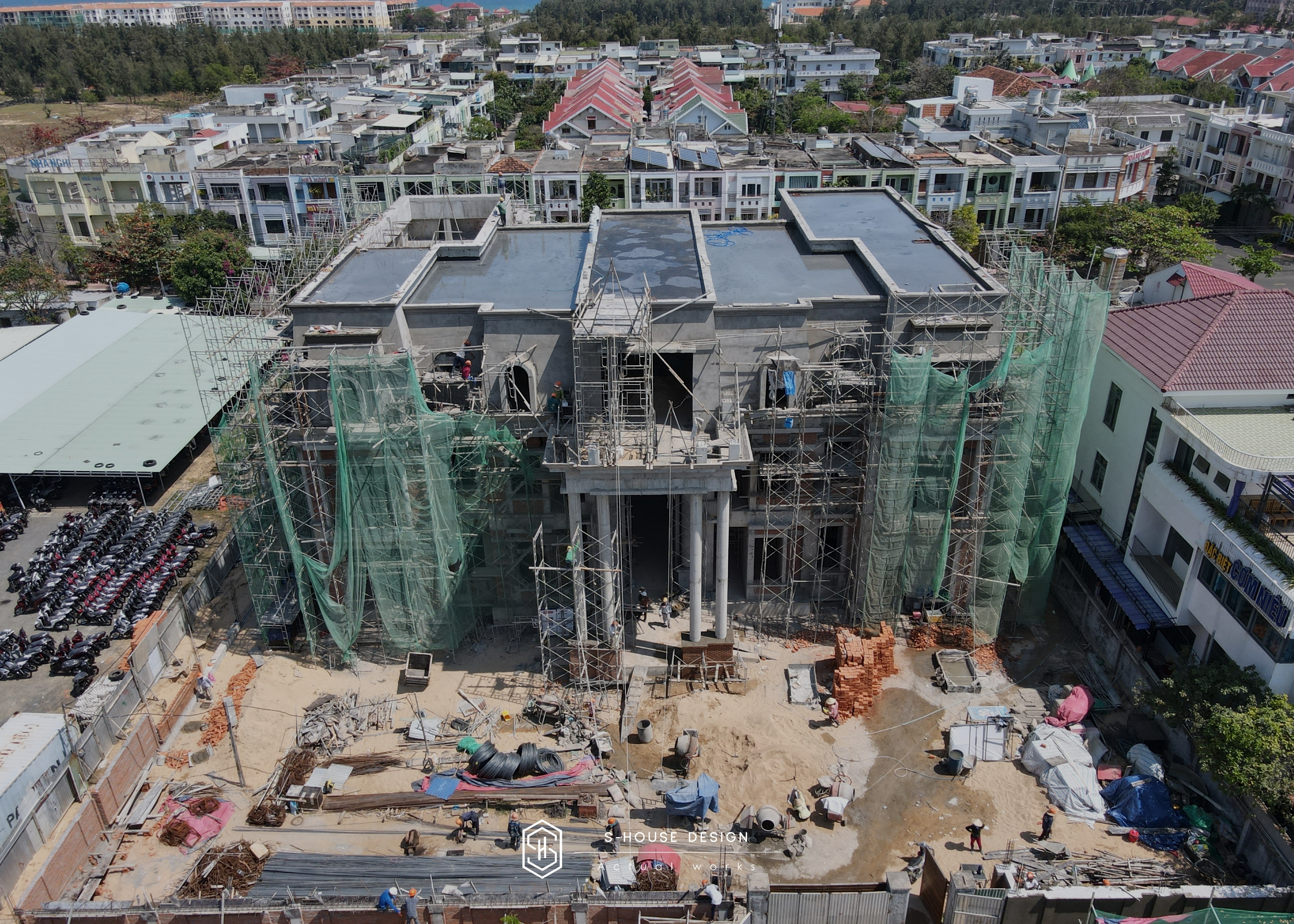 Thi Công Hoàn Thiện Kiến Trúc Dinh Thự An Chateau 3000m2