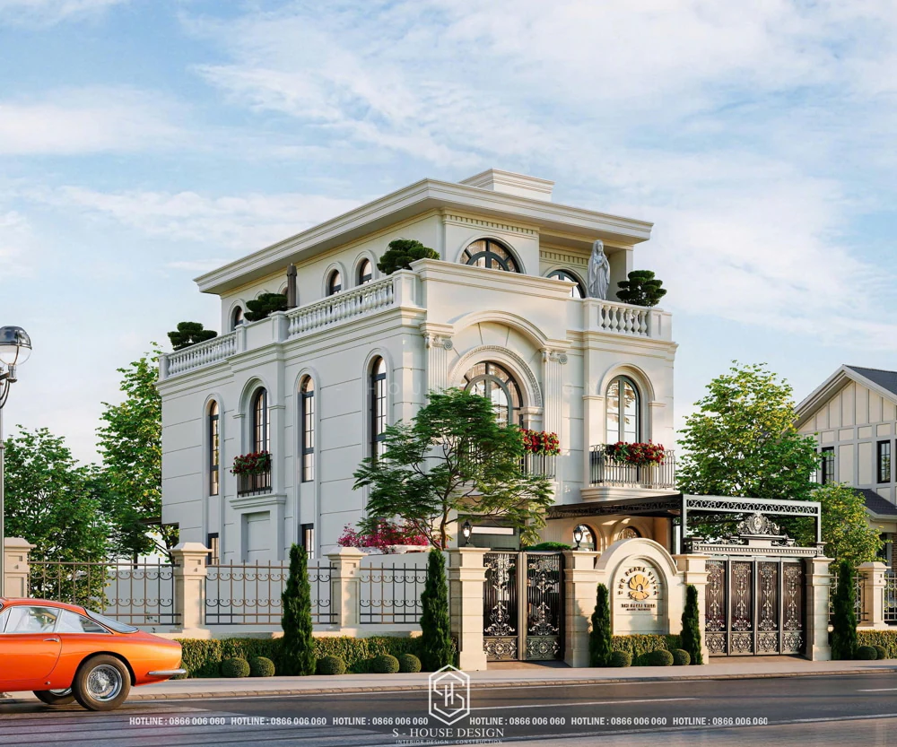 Thiết Kế Nhà Tân Cổ Điển Ở Vinhomes Cổ Loa