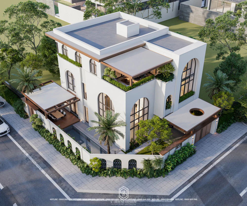 20+ Mẫu Thiết Kế Biệt Thự 300m2 Đẹp Đẳng Cấp Xu Hướng 2026