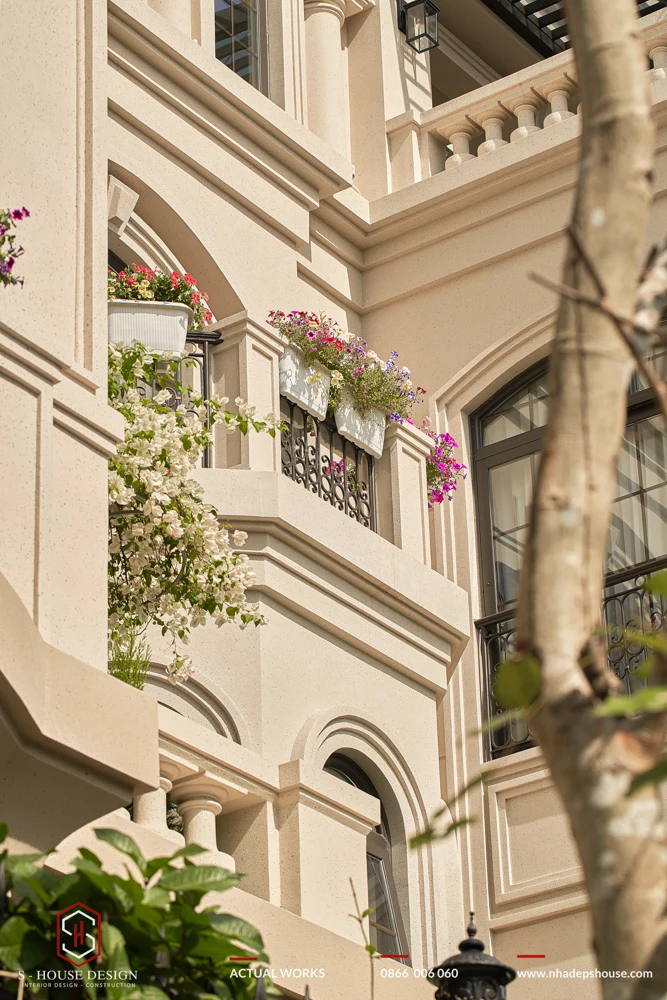 Sunshine Villa - Thực Tế Kiến Trúc Biệt Thự Tân Cổ Điển Lô Góc Sunshine Villa